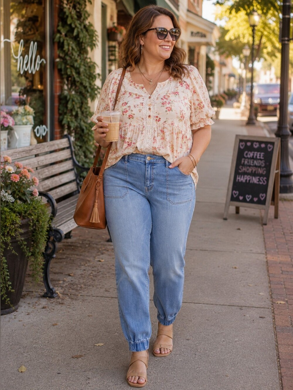 Lane Bryant 20 Signature Fit Mid Rise Boyfriend Light Wash Denim Jogger Jeans
